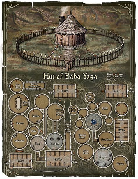 Artstation Hut Of Baba Yaga Fantasy Map Making Fantasy City Map