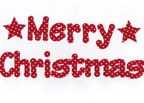 Merry Christmas Letters Printable