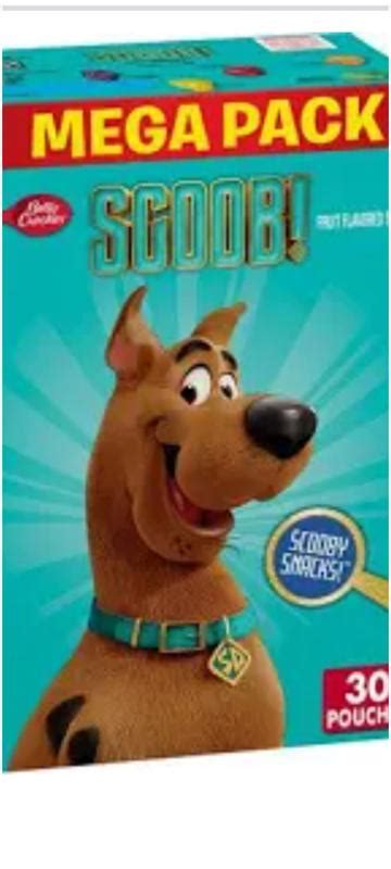 Scooby Doo Fruit Flavored Snacks Value Pack Pouches 16