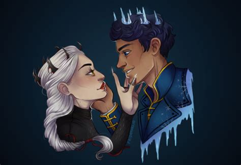 Silvervanadis Manon Blackbeak And Dorian Havilliard From The