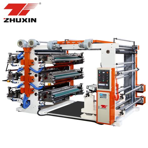 Automatic High Speed 2 4 6 8 Color Six Colour Stack Type Plastic Film