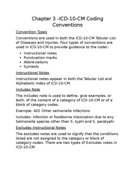 Chapter Icd Cm Coding Conventions Chapter Icd Cm Coding