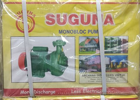 Suguna Centrifugal Monoblock Pump Model Name Number Sh At Rs