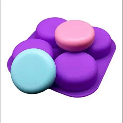 Silicone Mould 4 Cavities Plain Round Shape Mould At Rs 155 सिलिकॉन