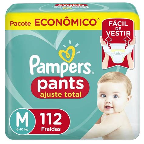 Fralda Pampers Pants Max Ajuste Total M Com 112 Unidades Panvel Farmácias