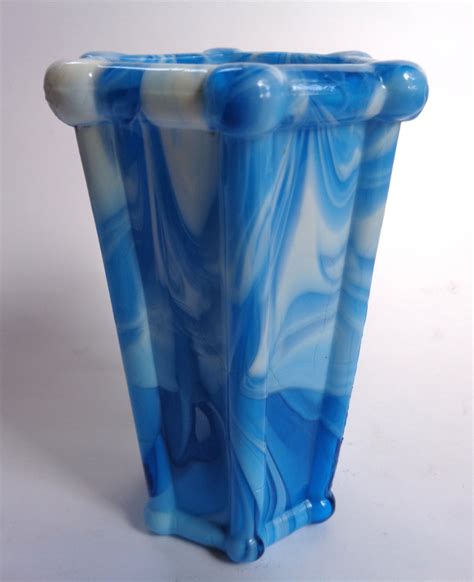 Victorian Sowerby Slag Glass Vase Collectors Weekly