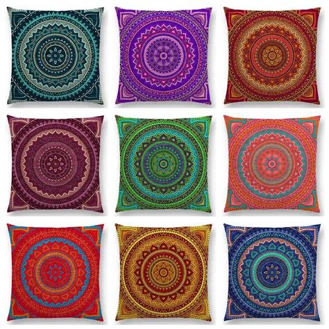 Hippie Mandala Boho Rainbow Floral Pattern Sun Moon Flower Dream