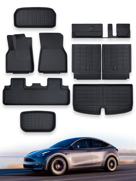 Taptes Pcs Tesla Model Y Seater Floor Mats Tesla