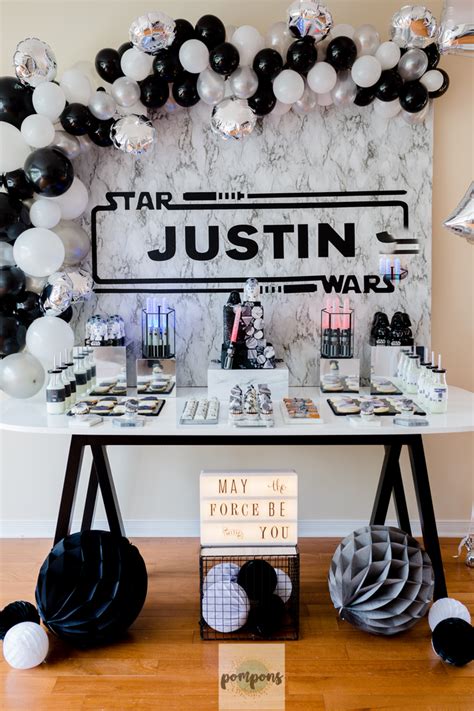 Star Wars Birthday Party Ideas Photo 1 Of 46 Star Wars Themed