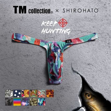 Tm X Shirohato Mens Variety Of Patterns Gloss Print Bikini Thong Sizes M Ll Direct