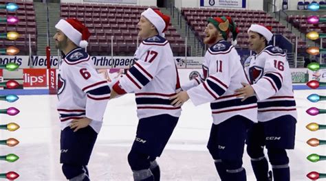 Professional Hockey Players Recreate The Jingle Bell Rock Dance From