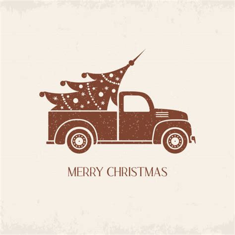 2900 Christmas Truck Stock Illustrations Royalty Free Vector