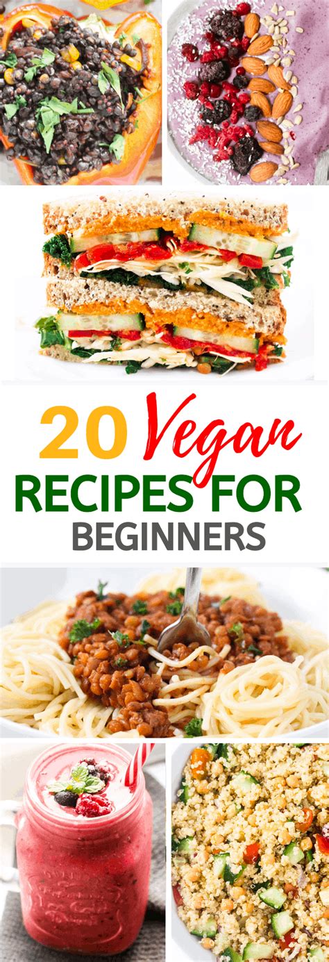 20 Simple Vegan Recipes For Beginners Sims Home Kitchen Vegan Recipes