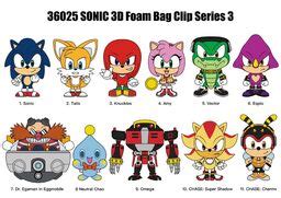 Sonic The Hedgehog Sonic The Hedgehog D Foam Bag Clip Series