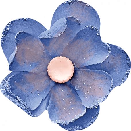 By The Stream Blue Flower Graphic By Jessica Dunn DigitalScrapbook