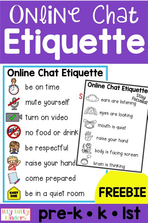 Online Etiquette Rules And Procedures Zoom Lessons Distance Learning