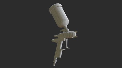 Artstation Spray Gun Game Assets