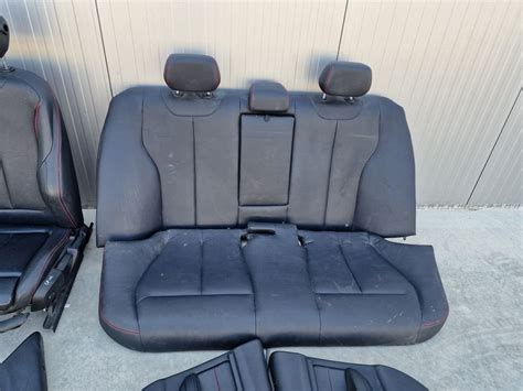 Interior Scaune Recaro Sport Bancheta Piele Neagr Nc Lzire Bmw F