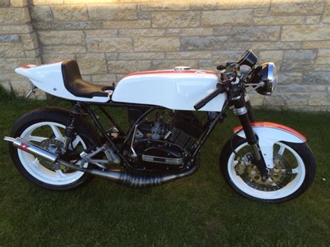 Yamaha Rd350 Air Cooled Cafe Racer Modern Tz Racer