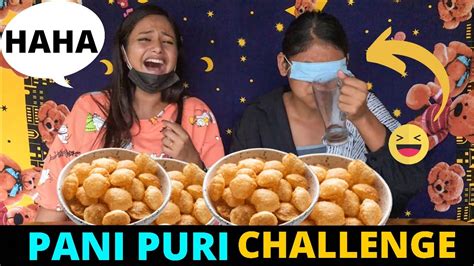 Pani Puri Eating Challenge With My Friend Sujata Kharel Youtube