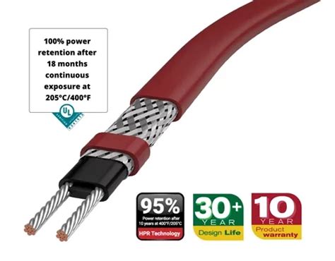 Nvent Raychem Htv Heat Tracing Cable Secures Independent Ul Verified Mark Nvent Raychem