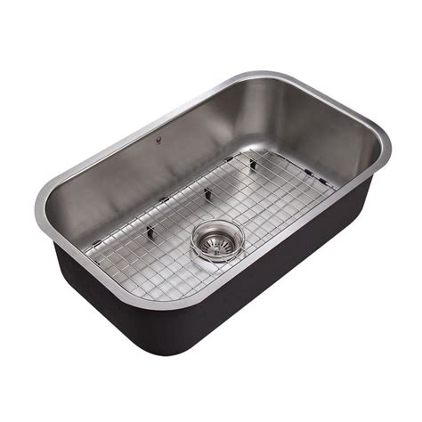 Vigo Undermount Stainless Steel 30 In Single Bowl Kitchen Sink VG3019C