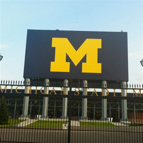 The Big House- Michigan Stadium University Of Michigan, Wolverines, Big ...