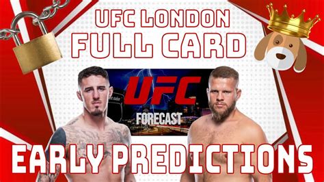 Ufc London Full Card Early Predictions Betting Breakdown Aspinall