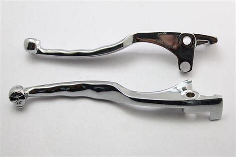 Purchase Chrome Skull Brake Clutch Levers For Yamaha Virago Xv