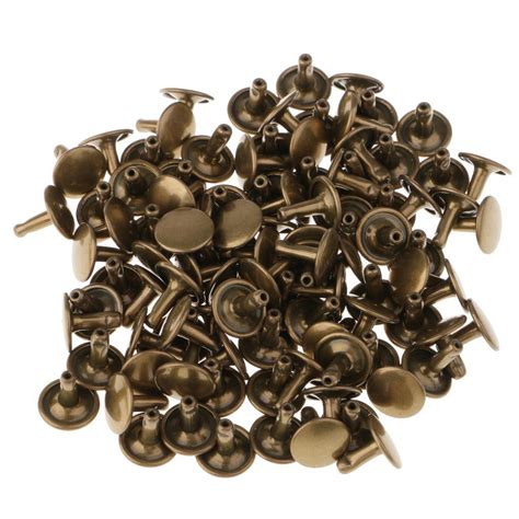 100 Set Tubular Rivets Double 6mm8mm9mm10mm Leather Craft Studs Ebay