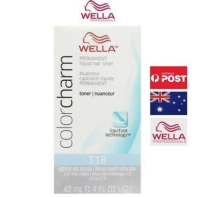 Wella Color Charm T Lightest Ash Blonde Hair Toner INT E Mart