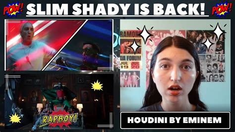 Slim Shady Is Back Houdini By Eminem MV Reaction YouTube