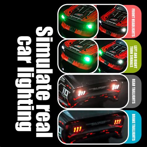 Hbx Haiboxing Rtr G Wd Drift Rc Car Led Light Gyro Full