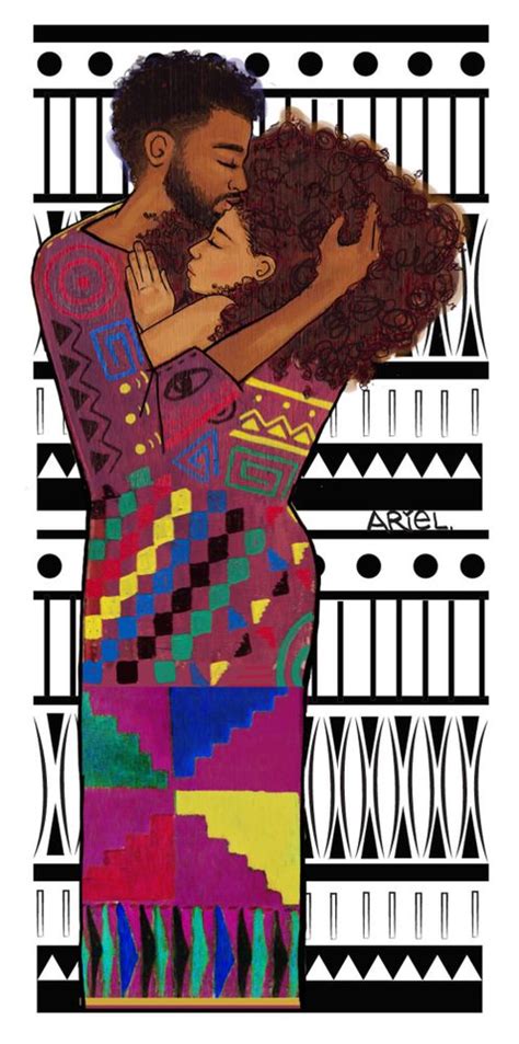 Safe 2 Print Black Love Artwork African American Art African Art