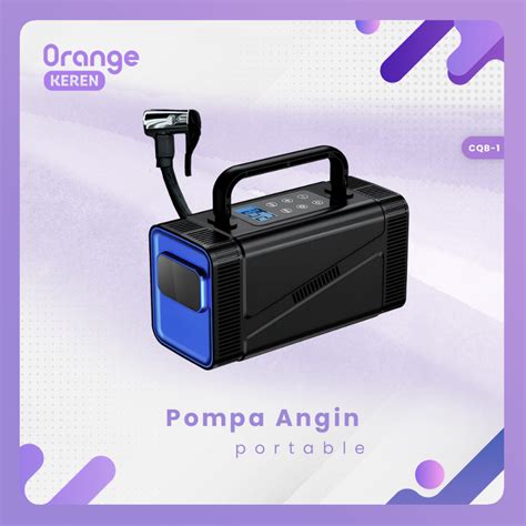 Jual Orange Keren Pompa Angin Mobil Inflator Pompa Ban Mobil Motor