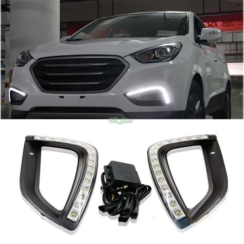 Waterproof Style Relay V Led Drl Daytime Running Lights For Hyundai