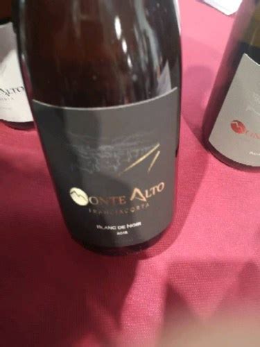 Monte Alto Franciacorta Blanc De Noir Pas Dos Vivino Us