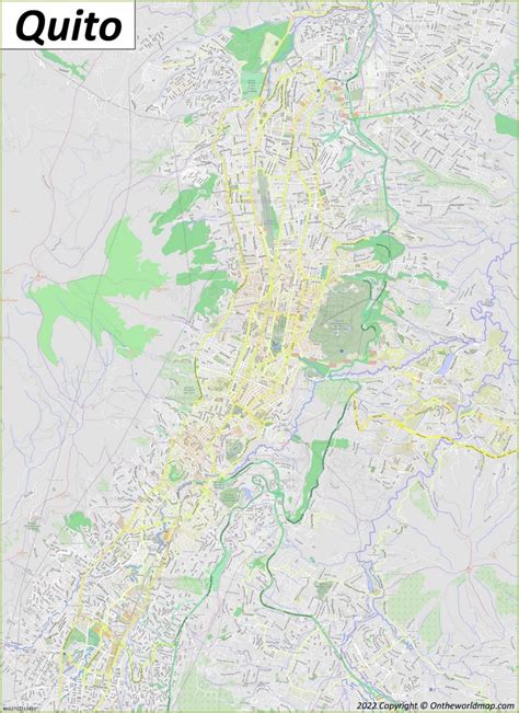 Quito Map Ecuador Detailed Maps Of San Francisco De Quito NBKomputer