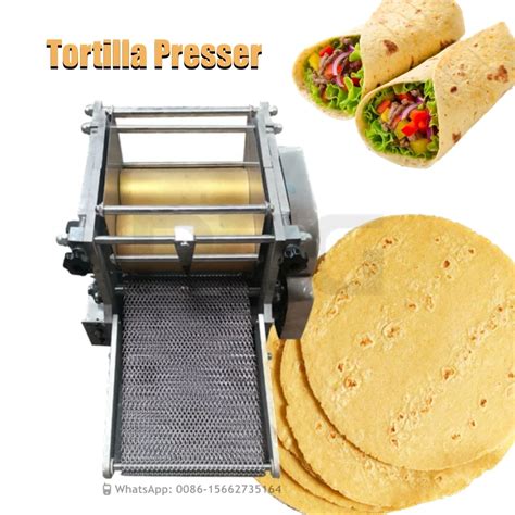 Automatic 5 22cm Flour Corn Mexican Tortilla Machine Taco Roti Maker