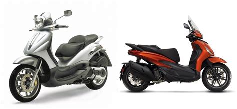 Motorrad Vergleich Piaggio Beverly 500 2005 Vs Piaggio Beverly 400 S 2021