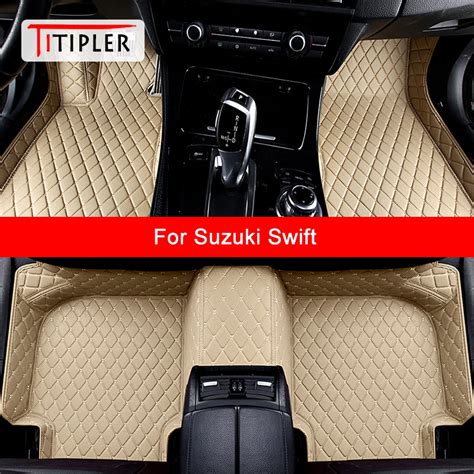 TITIPLER Custom Car Floor Mats For Suzuki Swift Auto Accessories Foot