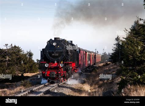 Bahnhof Der Brockenbahn Harzer Schmalspur Eisenbahn HSB Dampf Lok