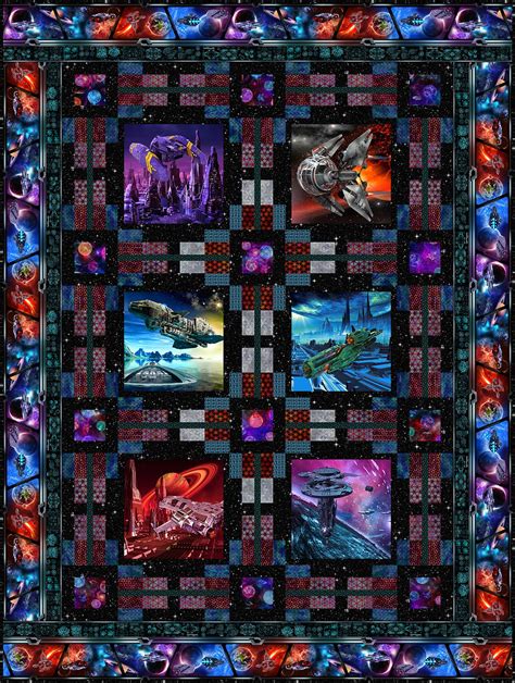 Sci Fi Quilt Pattern X By Jason Yenter For In