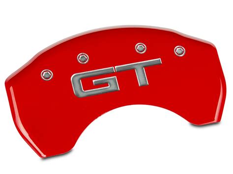 Mgp 2015 2020 Ford Mustang Gt Red Caliper Covers Gt Logo Front And Rear Function Factory Performance