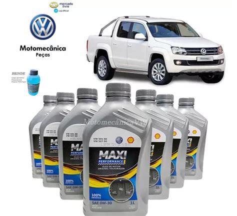 Revisão Amarok Oleo 0w30 7 Lts Original Vw Maxi Shell