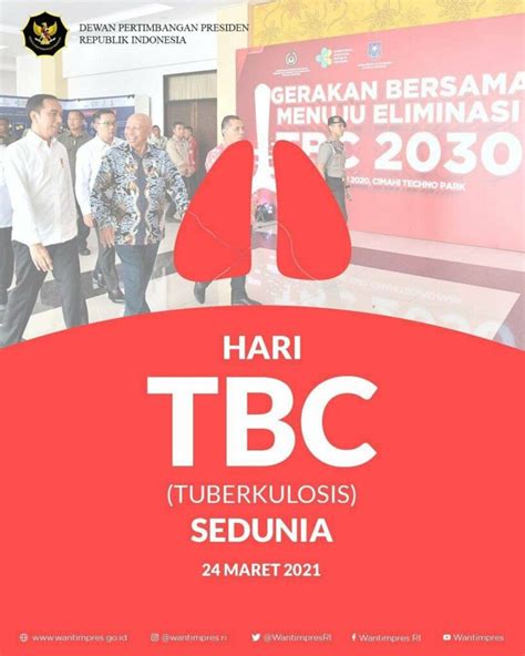 Hari Tuberkulosis Sedunia Dewan Pertimbangan Presiden Wantimpres