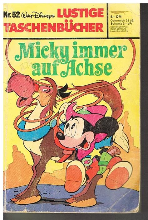 Walt Disneys Lustige Taschenbücher LTB Nr 52 Micky immer auf Achse