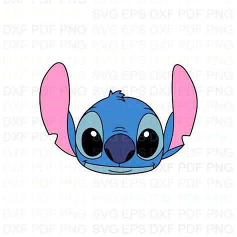 Stitch Face Lilo En Stitch Svg Dxf Eps Pdf Png Cricut Etsy Nederland