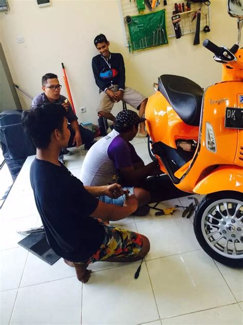 Bengkel Resmi Vespa Matic Bandung Homecare