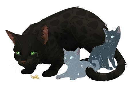 Leopardfoot With Her Daughters By WildDusTT On DeviantArt Warrior